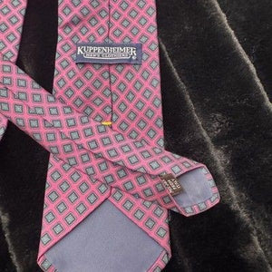 Kuppenheimer Tie Mens Silk Geometric Made In Italy Formal Necktie Classic 4
