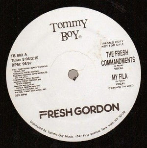 Fresh Gordon The Fresh Commandments / My Fila 12" Vinyl Record 2