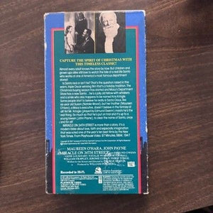 Miracle on 34th Street VHS Movie Classic Holiday Christmas Film Playhouse Video 1