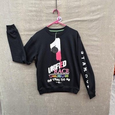 Original Fables Sweatshirt Mens Medium Black Unified Race Graphic Crewneck