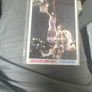 1976-77 Topps - All-Star Julius Erving #127 - EX/EX+ Jumbo Card 2