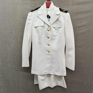 Service Dress White Midshipman 2/class uniform, US Naval Academy. 14N, 34B, 32S 1