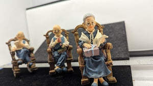 Victoria Collection 2003 Joanna & John Figurines 5 Total in Set 2 x 8"  + 3 x 5" 3