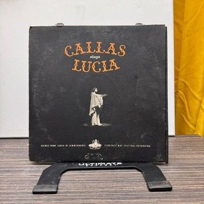 Maria Callas Sings Lucia 12" Black Vinyl LP Angel Opera Classical Album