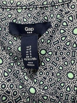 Gap Dress Womens Small Maxi Sleeveless Geometric Print Lightweight Tank 1