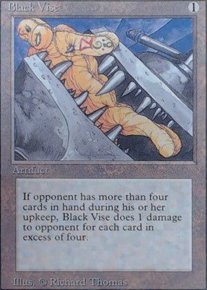 1993 Magic The Gathering Unlimited Edition Black Vise #234 Uncommon 3