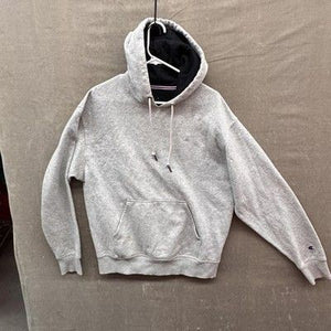 Champion Hoodie Sweatshirt Mens Extra Large Gray Two Tone Kangaroo Pocket Pre-Ow 1