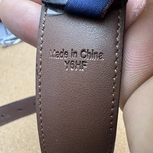 Roundtree & Yorke Men Wide Black Full Grain Cowhide Dress Belt Size 54 Pre-Owned 4