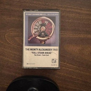 Monty Alexander Trio Full Steam Ahead Cassette Tape Ray Brown Frank Gant 1985 1