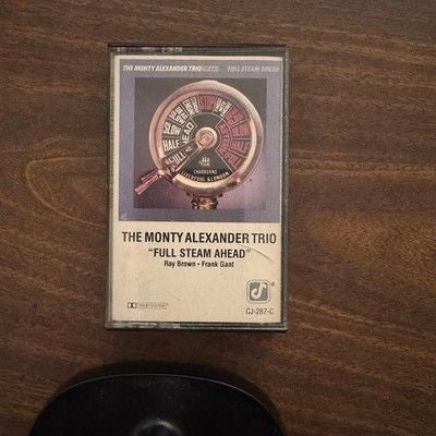 Monty Alexander Trio Full Steam Ahead Cassette Tape 1985 Very Good Condition