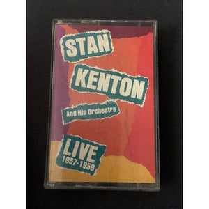Stan Kenton and His Orchestra Live 1957-1959 Cassette Tape Jazz Big Band 1991 2