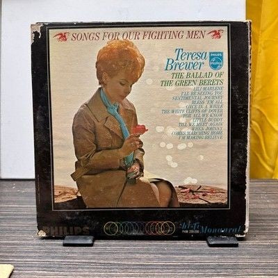 Teresa Brewer Songs For Our Fighting Men Vinyl LP Record Used