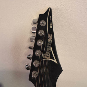 Ibanez White Ibanez RG Series Electric Guitar with Black Headstock 5