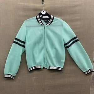 Modx Geometric Summer Jacket Aqua Black Large Pre-Owned Excellent Condition 3