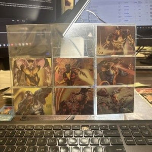 1994 Flair MARVEL UNIVERSE Complete Card Set 1-150 & 18 Card POWER BLAST 2