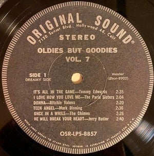 Various Oldies But Goodies Vol. 7 Vinyl LP Record 3