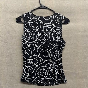 Womens Vanity Geometric Sleeveless Tank Top Medium Pre-Owned Excellent Condition 1