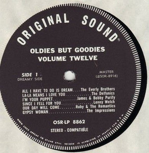 Various Oldies But Goodies - Vol. 12 Vinyl LP Record 1