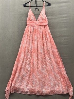 Moda International Dress Womens Small Maxi Sleeveless V Neck Boho Summer Casual