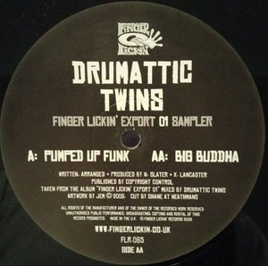 Drumattic Twins Pumped Up Funk Big Buddha Vinyl Record Used 1