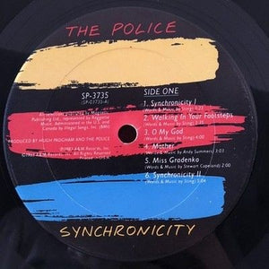 The Police Synchronicity Vinyl LP Record 3