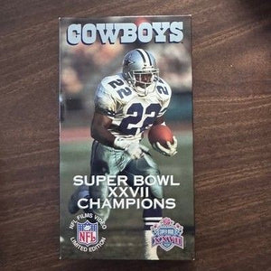 Dallas Cowboys Super Bowl XXVII Champions NFL Films VHS Video Very Good 2