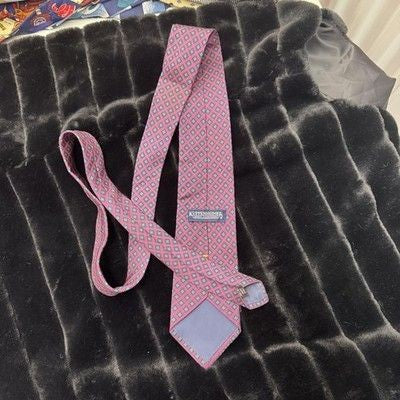 Kuppenheimer Tie Mens Silk Geometric Made In Italy Formal Necktie Classic