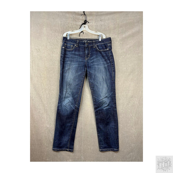 V.S. Kiss Straight Women's Jeans Size 4 Dark Wash