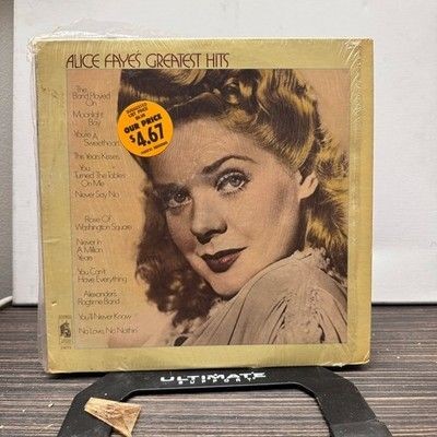Alice Faye Greatest Hits Vinyl LP Record Used