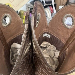 Ariat Ringer Western Boots Mens 12D Brown Leather 14" Cowboy Boots 10051033 5