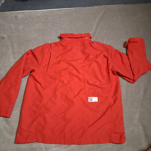 Lands' End Men's Red Nylon Windbreaker Jacket Size L Gently Used Machine Washabl 5