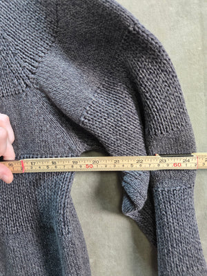 Timberland Men's Gray 100% Cotton Textured Stripe Crewneck Sweater Sz M 4