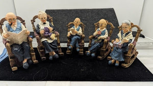 Victoria Collection Joanna John Figurines Set 5 Used 8 Inch 5 Inch 4