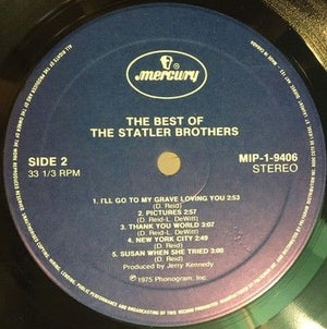 The Statler Brothers The Best Of The Statler Brothers Vinyl LP Record 4