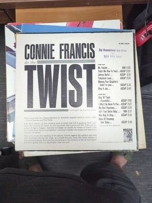 Connie Francis Vinyl LP Do The Twist 1962 UK MGM High Fidelity Used Promo