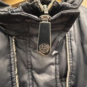 Vince Camuto Quilted Down Puffer Jacket Womens Large Mid Length Winter Coat Pre- 2