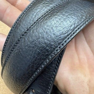 ROUNDTREE & YORKE Men's Wide Black Full Grain Cowhide Dress Belt Size 54/135 5