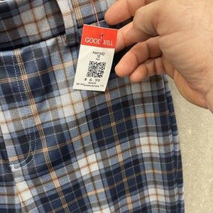 Vintage Plaid Flare Pants Womens Medium Stretch 90s Y2K Retro Look Vintage Inspi 3