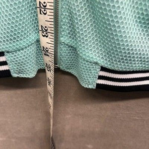 Modx Geometric Summer Jacket Aqua Black Large Pre-Owned Excellent Condition 5