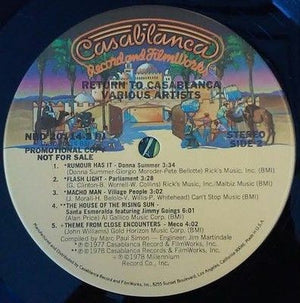 Various Return To Casablanca Vinyl LP Record 4