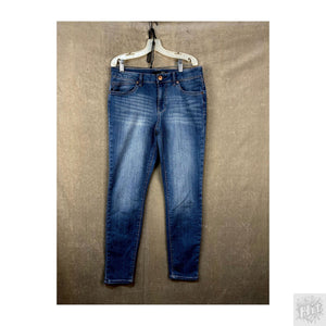 1822 Denim Straight Women's Jeans Size 8 Medium Wash 1