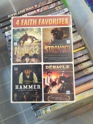 4 Faith Favorites (DVD) Nail 32 We Are Stronger Hammer The Debacle Western