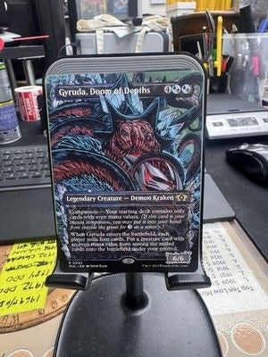 Magic The Gathering Gyruda Doom Of Depths Demon Kraken Card MUL EN Steve Ellis