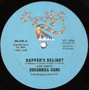 Sugarhill Gang Rapper's Delight 12 Inch Vinyl Record Used Hip Hop 3