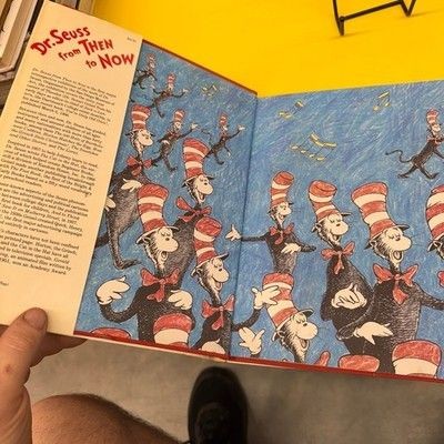 Dr Seuss From Then to Now Hardcover Biographical Retrospective Art Random House