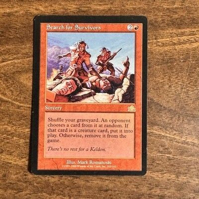 Search for Survivors MTG Prophecy Rare LP Lightly Played Single Card