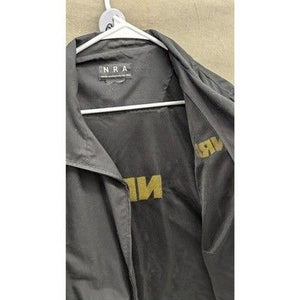 NRA Mens Jacket Size L Black Eagle Logo Pre-Owned Excellent Condition 1