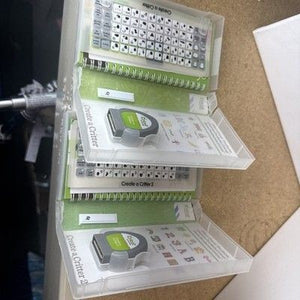 Cricut Cartridge Create A Critter 1 & 2 Set Keyboard Party Animals New Open Box 4