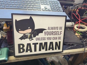 Open Road Brands Justice League Home Decor F17 10x8in - Hobby Lobby --- Batman 1