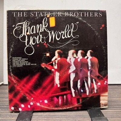 The Statler Brothers Thank You World Vinyl LP Record